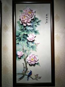牡丹瓷赵粉壁画