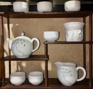 荷花茶具套装
